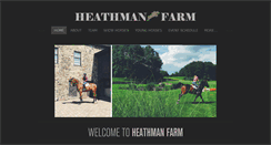 Desktop Screenshot of heathmanfarm.com