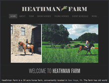 Tablet Screenshot of heathmanfarm.com